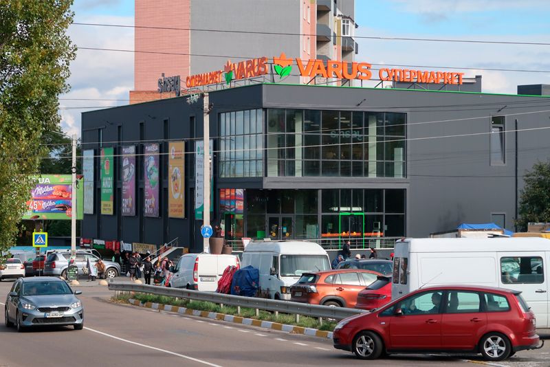 Центр села Білогородка з Ринковою площею